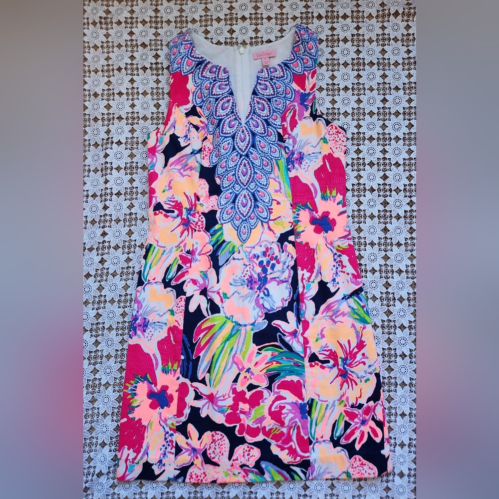 Lilly Pulitzer Bright Navy Fallon dress